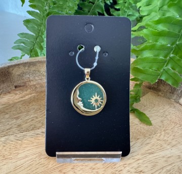 Hanger maan aventurijn