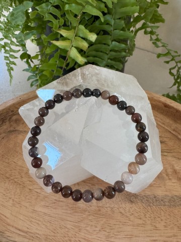 Versteend hout armband